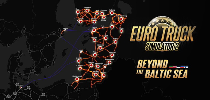 『Euro Truck Simulator 2』新DLC「Beyond the Baltic Sea」11月30日配信開始―バルト三国を駆け抜けろ