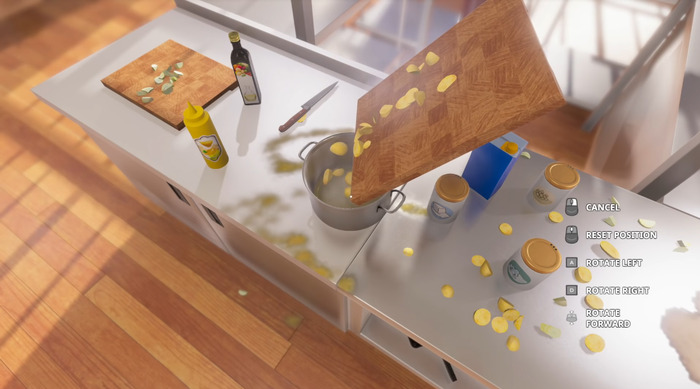 料理シム『Cooking Simulator』ジャーマンポテトサラダ作りに挑戦するプレイ映像！