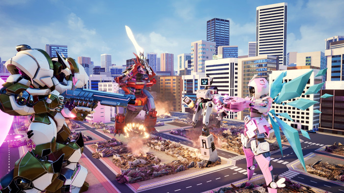 巨大ロボ乱闘アクション『Override: Mech City Brawl』配信開始！―4人で1体の操縦も可能