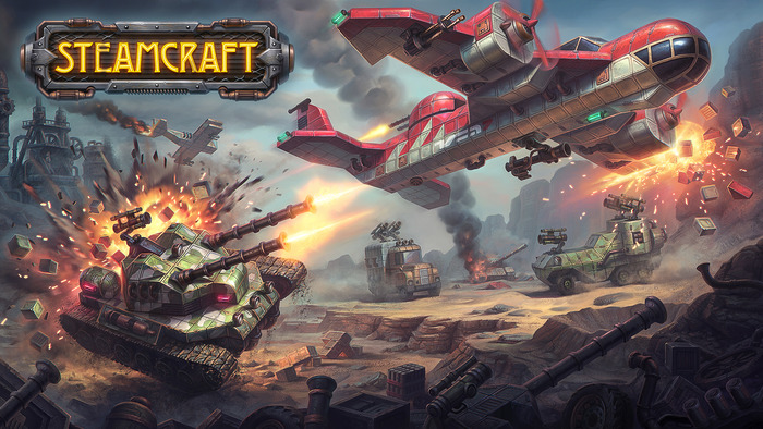 スチームパンクな戦闘マシンでバトルする『SteamCraft』発表！ 独自のマシンを構築可能