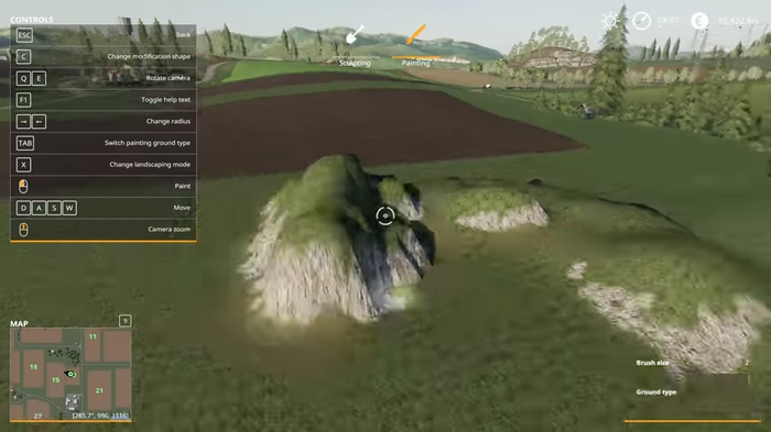 農業シム最新作『Farming Simulator 19』に土地自体の形状を変えられる「Landscaping」機能実装！