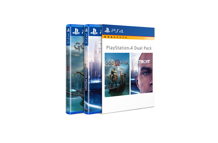 PS4人気ゲーム2作品をまとめた「デュアルパック」が海外で発売中―『GoW』+『Detroit』など