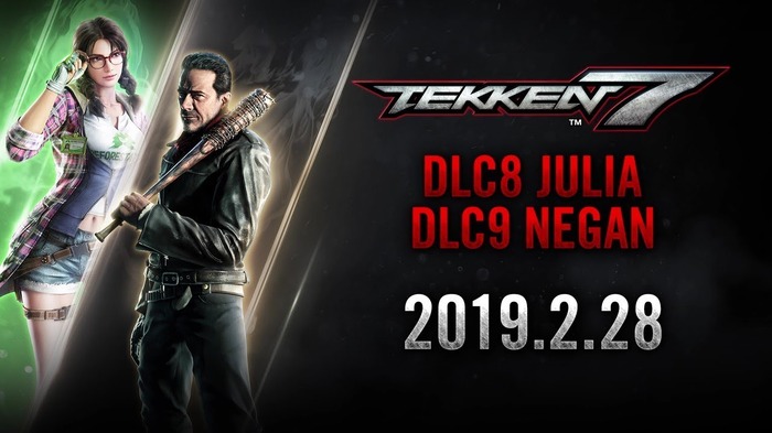 『鉄拳7』DLC「ジュリア」とウォーキング・デッド「ニーガン」が2月28日に参戦―PVのラストにはオチも…
