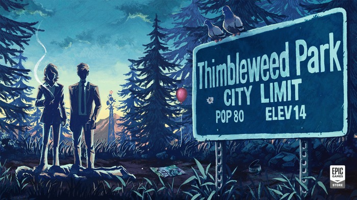Epic Gamesストアにて高評価ミステリーADV『Thimbleweed Park』が期間限定無料配布！