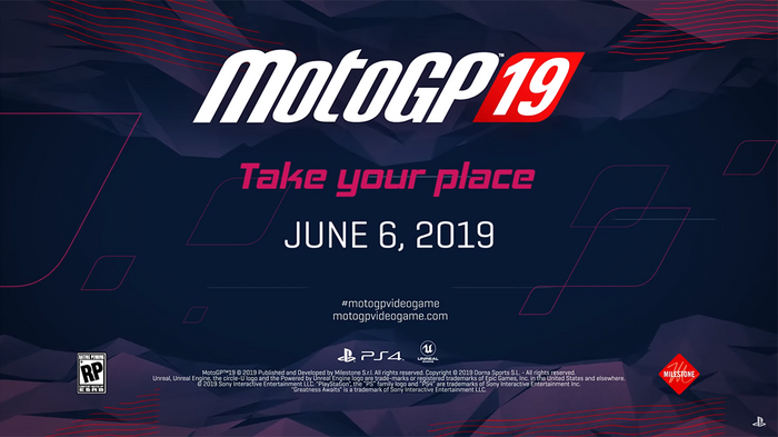 公式レースゲーム『MotoGP 19』が6月6日に発売決定！トレイラーも公開