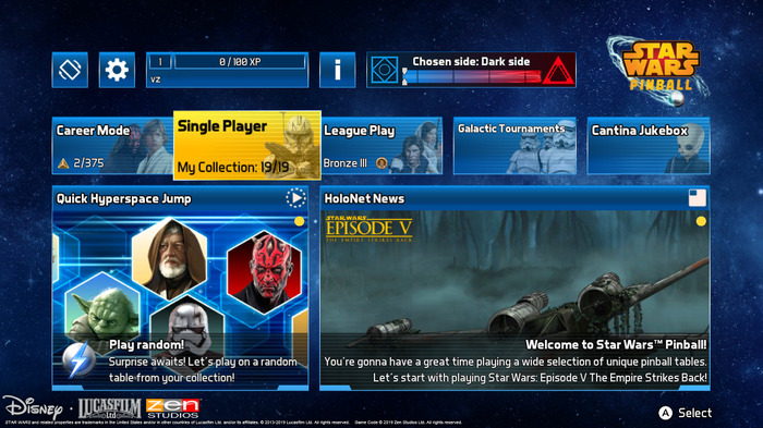 スイッチ版『Star Wars Pinball』海外向けに9月13日発売―縦画面プレイや追加モードも