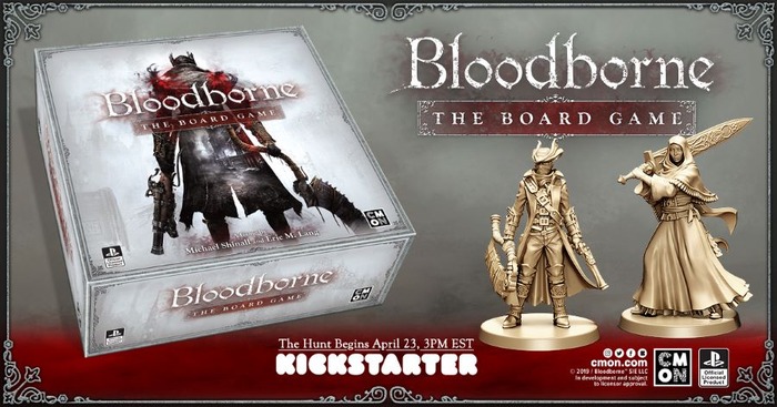 公式ボードゲーム版『Bloodborne』Kickstarterは日本時間4月24日から！ヤーナムを卓上で