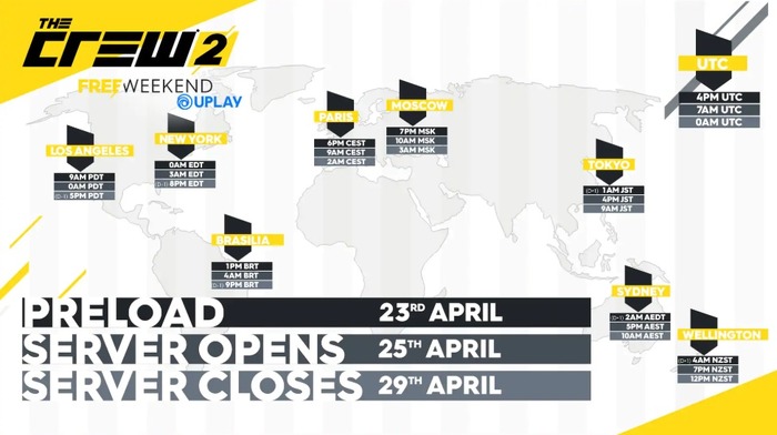 オープンワールドレーシング『ザ クルー2』4月25日午後4時より週末無料プレイ開催！―割引セールも
