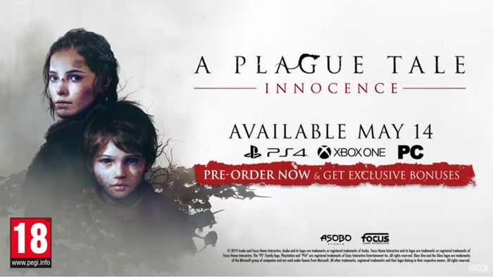 中世アクションADV『A Plague Tale: Innocence』新ゲームプレイトレイラー公開―様々なものから逃げ、生き延びろ