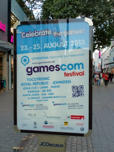 間もなく開幕する「gamescom 2013」、ドイツ・ケルン市から現地レポートお届け