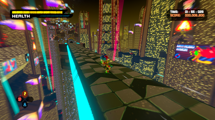 高速3Dアクション『Spark the Electric Jester 2』「壁やループ、天井を走ったりと、360度どこにでも行くことができます」【注目インディーミニ問答】