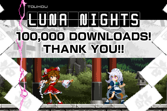 「東方Project」二次創作メトロイドヴァニア『Touhou Luna Nights』販売本数が10万本を突破