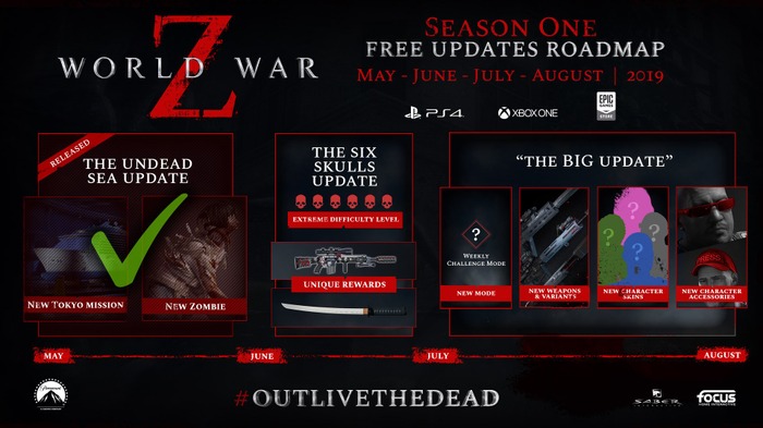『World War Z』に新難易度、新武器を追加する「Six Skulls Update」が海外PS4/XB1向けに配信開始！PCも間もなく