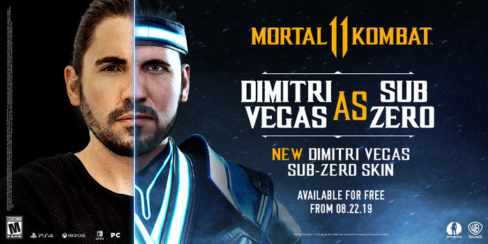 『Mortal Kombat 11』に人気DJ「ディミトリ・ヴェガス」が参戦！？ サブゼロ用スキンとして配信決定