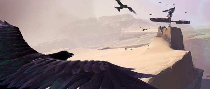 荒廃した世界を旅するADV『Vane』PC版がSteam配信開始―鳥と子どもを切り替えながら進め