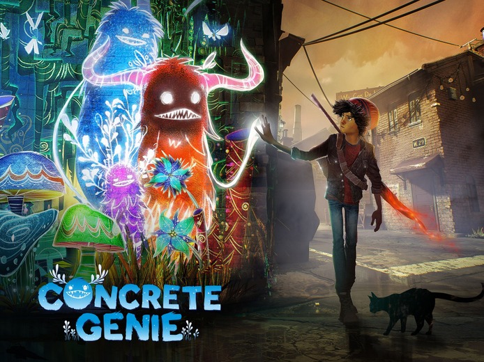 PS4アクションADV『Concrete Genie（アッシュと魔法の筆）』海外版の発売日が発表！アクションとペイント場面の告知トレイラー公開