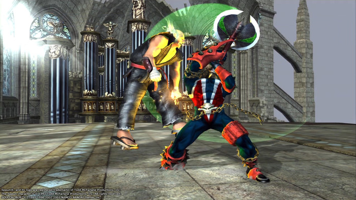 PS2版の平八に加えXbox版のスポーンが『ソウルキャリバー II HD Online』に参戦決定、PSN/XBLA版どちらにも収録