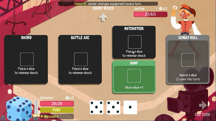 ローグライクダイスゲーム『Dicey Dungeons』プレイレポート！勝負を決めるのは運か、それとも戦略か