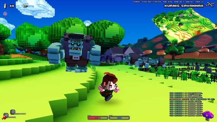 一度消息が途絶えたボクセル探索RPG『Cube World』のSteamページが公開！ 2019年に配信予定