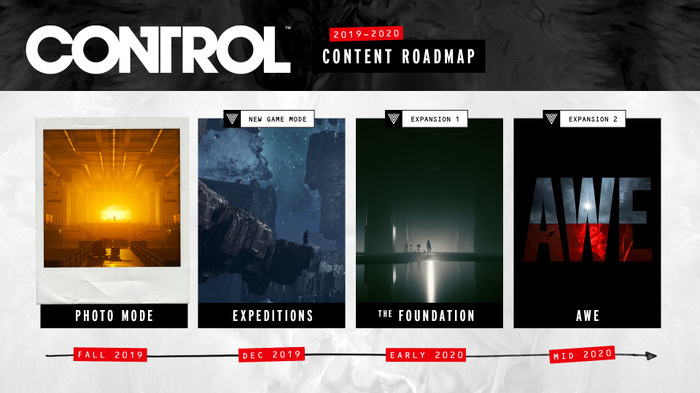 『CONTROL』来年発売の拡張版2本を含むコンテンツロードマップを公開…フォトモードや新ゲームモードが実装
