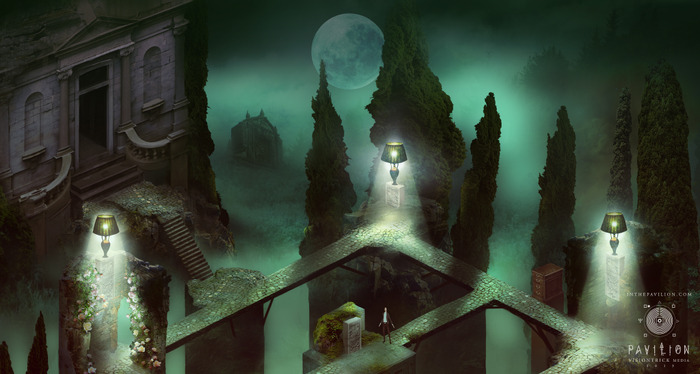 風景画のような2Dアートで描かれる4人称視点ゲーム『Pavilion』がPS4/Vita向けに発売決定、TGSへの出展も