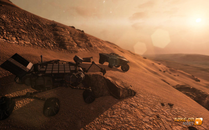 紅い火星を疾走する探査機シム『Take on Mars』がSteam Workshopに対応、来月には新ロケーションも