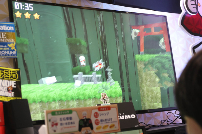 『モチ上ガール』プレイレポート！簡単操作で楽しいワイヤーアクション【TGS2019】