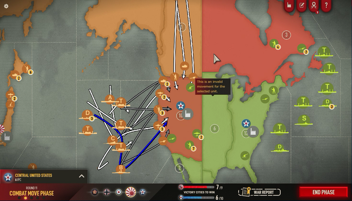 デジタルボードゲームで遊ぼう!:古典的名作WW2ボドゲ『Axis & Allies 1942 Online』日本プレイでアメリカ本土上陸を目指す