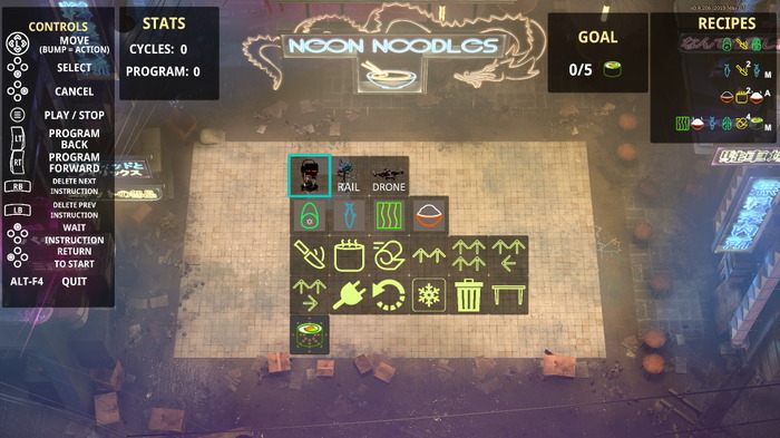 サイバーパンク自動キッチンゲーム『Neon Noodles』Steam早期アクセスが11月29日より開始
