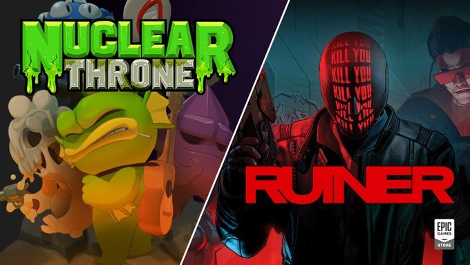 サイバーパンク暴力アクション『RUINER』とローグライクシューター『Nuclear Throne』がEpic Gamesストアで無料配信中、現地時間11月15日までの期間限定