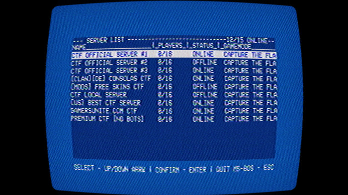 VHSスタイル短編ホラー『No Players Online』配信！ 誰もいないレトロFPSサーバーで…