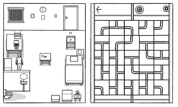 【吉田輝和の絵日記】クリック&ドラッグADV『The White Door』過去の記憶は悪夢か…精神病院で謎解き