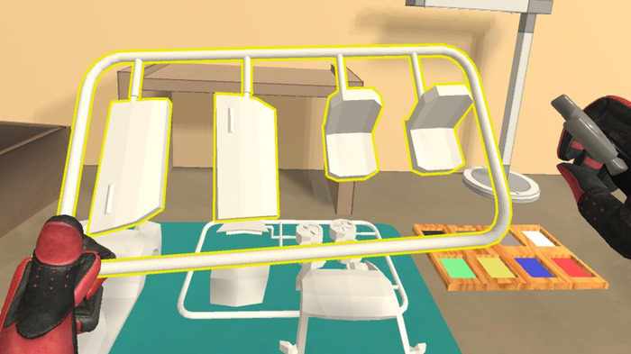 VRで体験するプラモデル制作シミュ『Model Kit Simulator VR』Steamで配信開始！
