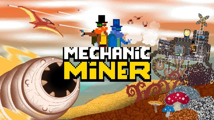 蒸気駆動マシンを構築する物理サンドボックス『Mechanic Miner』正式リリース日決定！