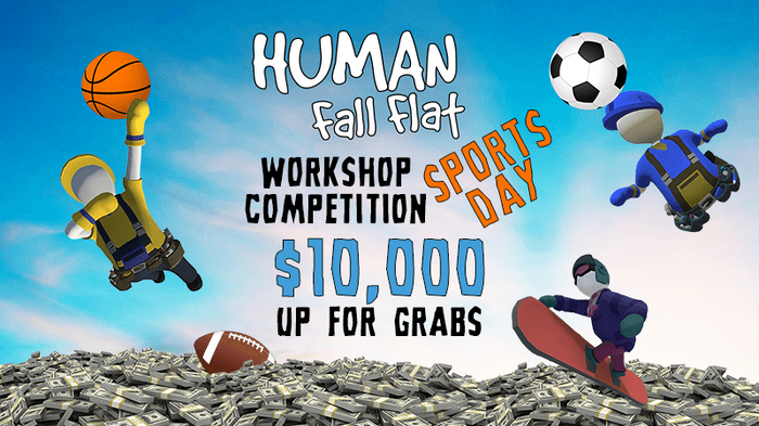 『Human: Fall Flat』でスポーツテーマのステージ作成コンペを開催中！採用者には10,000ドルの賞金も