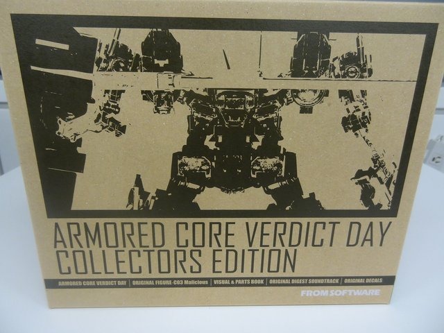 『アーマード・コア ヴァーディクトデイ コレクターズエディション』を開封！ACフィギュアのディテールを写真でチェック