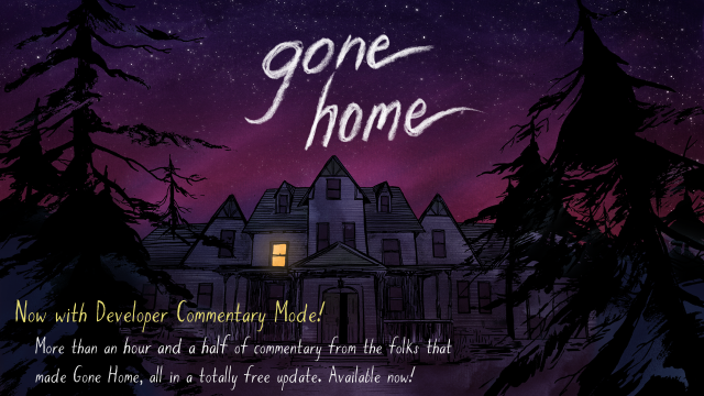 一人称視点のミステリーADV『Gone Home』に無料アップデートでコメンタリーモードが追加