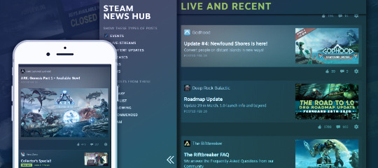 Steamラボ第9弾「ニュースハブ」実装！最新情報やお知らせ等をひとまとめで確認可能に