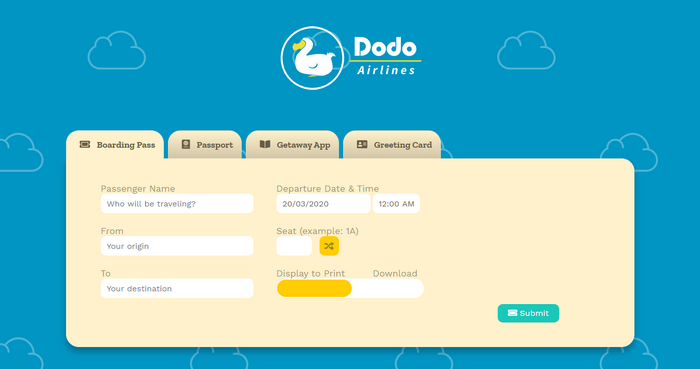 「Dodo Airlines」