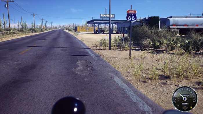 伝説のルート66を走破するバイク旅シム『American Motorcycle Simulator』トレイラー！