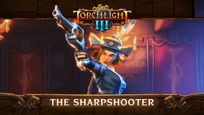 『Torchlight III』射撃スキルと精霊召喚で戦うクラス「Sharpshooter」紹介トレイラーをお披露目