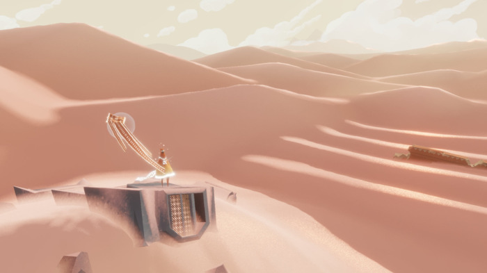 『風ノ旅ビト』Steam版リリース日が公開―“言葉は無い。砂と流れる。心で繋がり、自分に出会う。”