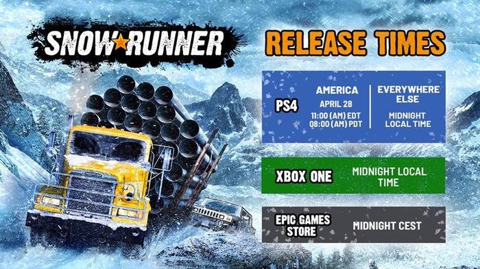 発売目前の雪山悪路運搬『SnowRunner』Modを発売日より公式サポート―CS版は発売後対応