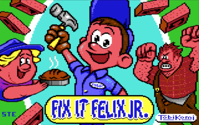 映画「シュガー・ラッシュ」の架空ゲーム『Fix-It Felix Jr.』コモドール64版が登場