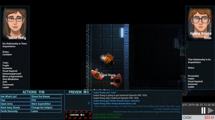 ノワール宇宙船生活シム『Ostranauts』Steam早期アクセスが現地6月11日に開始