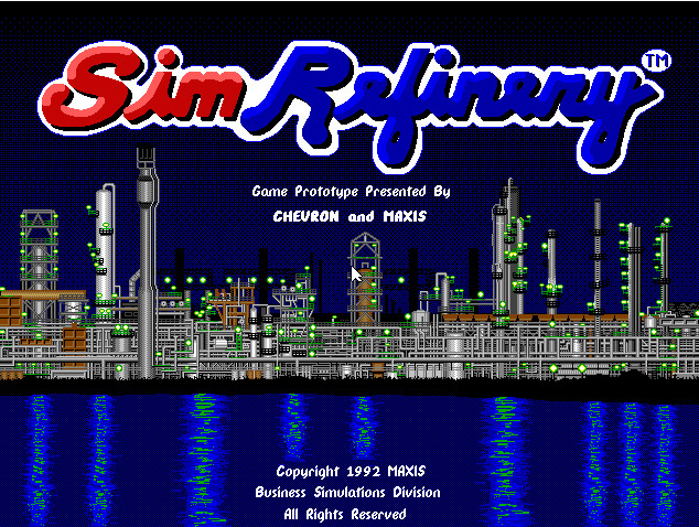 『シムシティ』で知られるMaxisが開発した幻の訓練用ソフト『SimRefinery』が発掘！