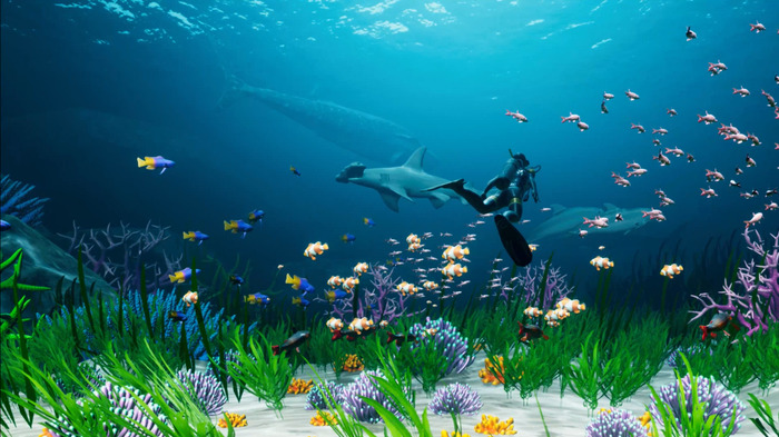 理想の水槽作りからサメやイルカが飛び交う水族館の設計まで可能な『Aquascaping』2021年4月リリース決定