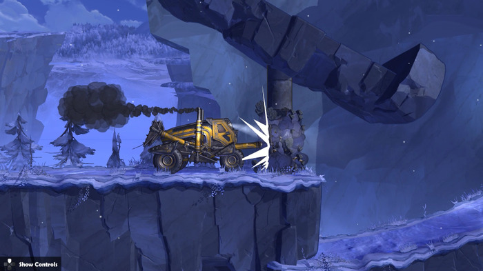 ピストン付きの車や巨大ウォーカーで難所を乗り越える『Vandozer』Steam早期アクセス開始！