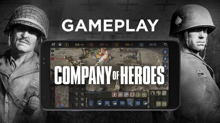 モバイルでも迫力の第二次世界大戦RTS！『Company of Heroes』iPhone/Android版ゲームプレイ映像