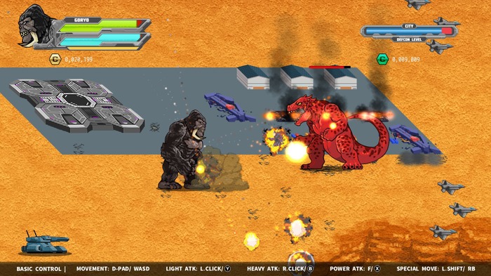巨大怪獣がバトルを繰り広げる『Daikaiju Daikessen: Versus』Steamページ公開！